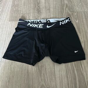 Nike dri fit Black and White Patterned Shorts